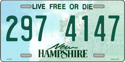 NH license plate 2974147