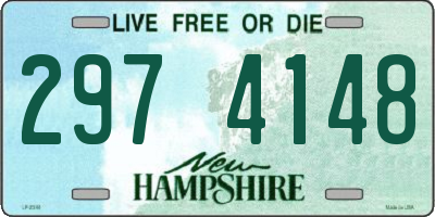 NH license plate 2974148