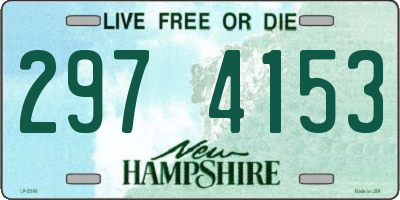 NH license plate 2974153