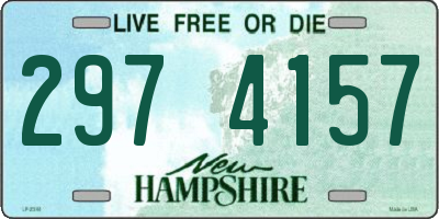 NH license plate 2974157