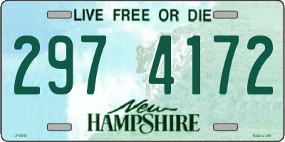 NH license plate 2974172