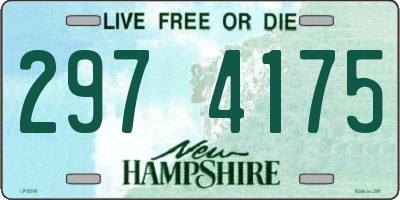 NH license plate 2974175