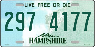 NH license plate 2974177