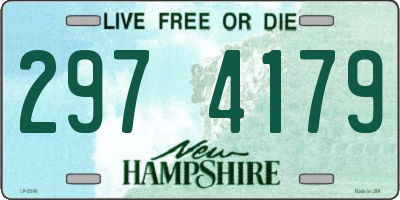 NH license plate 2974179