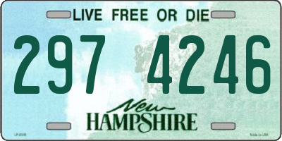 NH license plate 2974246