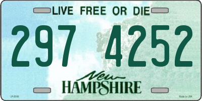 NH license plate 2974252