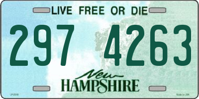 NH license plate 2974263