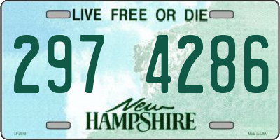 NH license plate 2974286