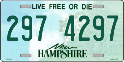 NH license plate 2974297
