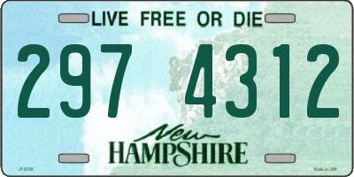 NH license plate 2974312