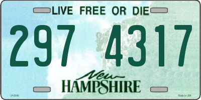 NH license plate 2974317