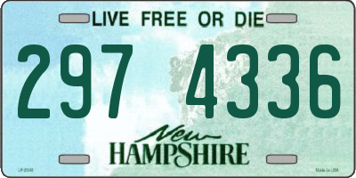 NH license plate 2974336