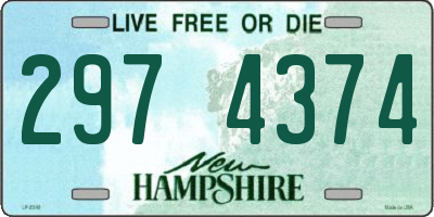 NH license plate 2974374