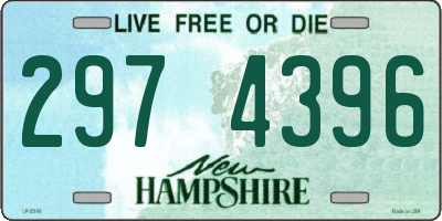 NH license plate 2974396