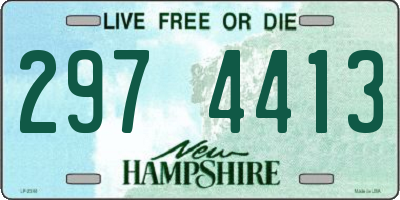 NH license plate 2974413