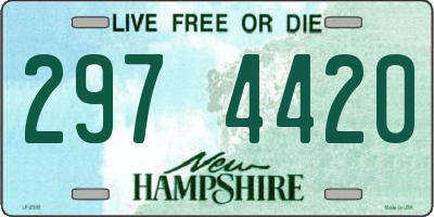 NH license plate 2974420
