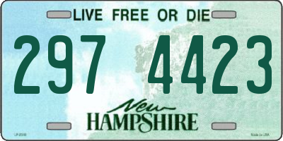 NH license plate 2974423