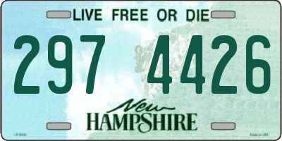 NH license plate 2974426