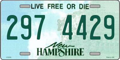 NH license plate 2974429