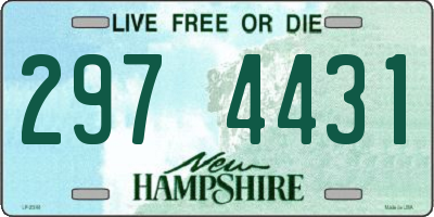 NH license plate 2974431