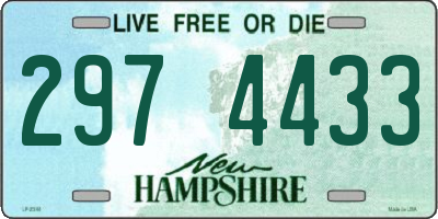NH license plate 2974433
