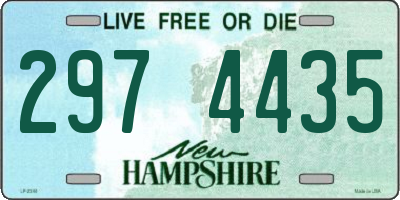 NH license plate 2974435