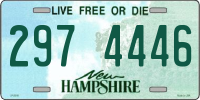 NH license plate 2974446