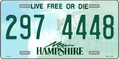 NH license plate 2974448