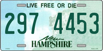 NH license plate 2974453