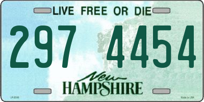 NH license plate 2974454