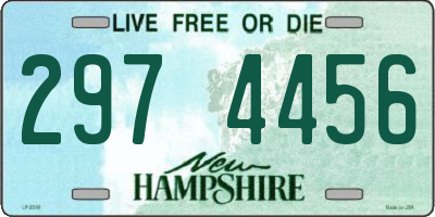NH license plate 2974456