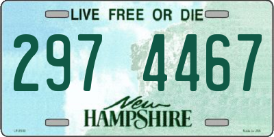NH license plate 2974467