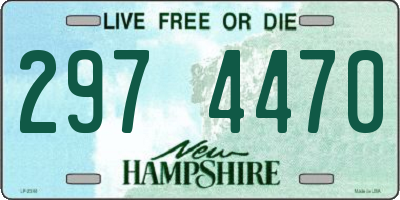 NH license plate 2974470