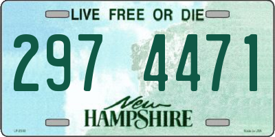 NH license plate 2974471