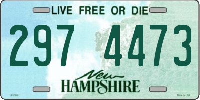 NH license plate 2974473