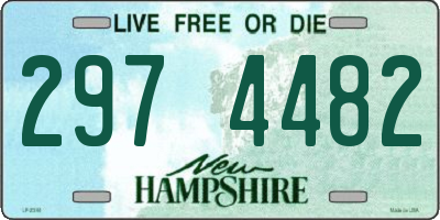 NH license plate 2974482