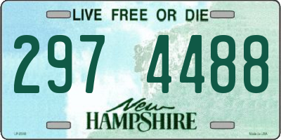 NH license plate 2974488
