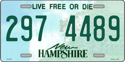 NH license plate 2974489