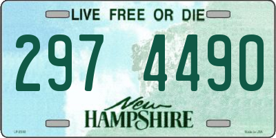 NH license plate 2974490