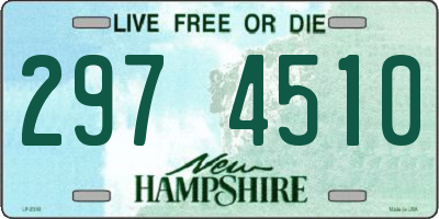 NH license plate 2974510
