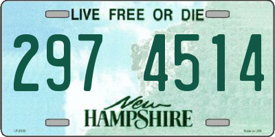 NH license plate 2974514