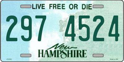 NH license plate 2974524