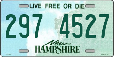 NH license plate 2974527
