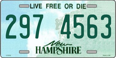 NH license plate 2974563