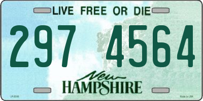 NH license plate 2974564