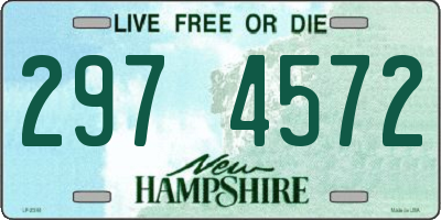 NH license plate 2974572