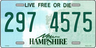 NH license plate 2974575