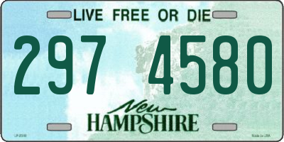 NH license plate 2974580