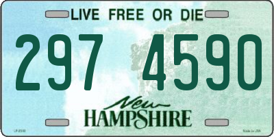 NH license plate 2974590