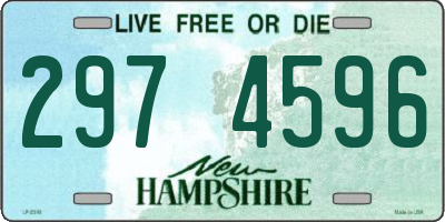 NH license plate 2974596